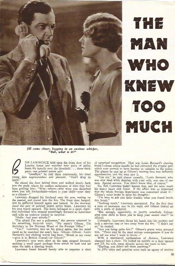 LAMINA 34416: Escena de The man who knew too much