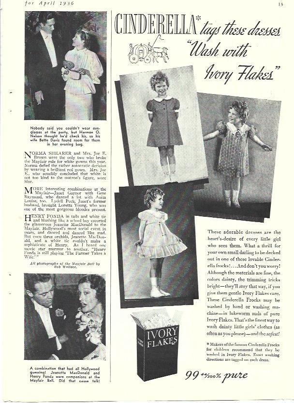 LAMINA 34437: Publicidad de Ivory Flakes