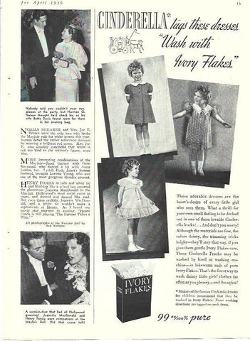 LAMINA 34437: Publicidad de Ivory Flakes