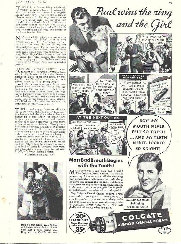 LAMINA 34470: Publicidad de Colgate