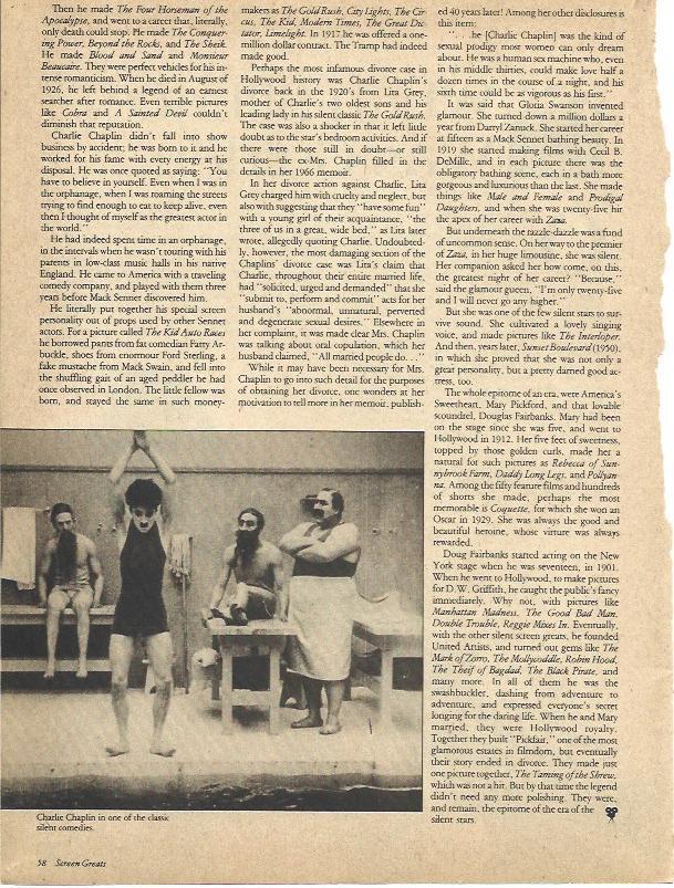 LAMINA 34509: Charles Chaplin en escena de comedia