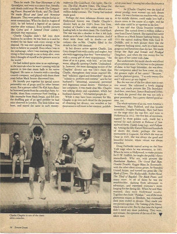 LAMINA 34509: Charles Chaplin en escena de comedia