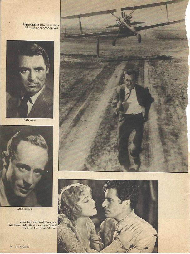 LAMINA 34510: Cary Grant, Leslie Howard y escena de Two Lovers
