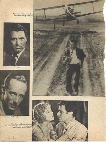 LAMINA 34510: Cary Grant, Leslie Howard y escena de Two Lovers