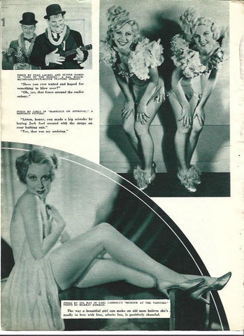 LAMINA 34527: Stan Laurel, Oliver Hardy e Ina Ray