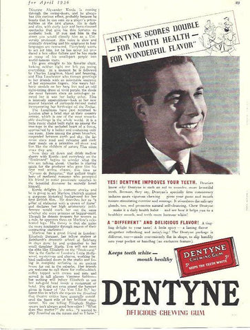 LAMINA 34475: Publicidad de Dentyne