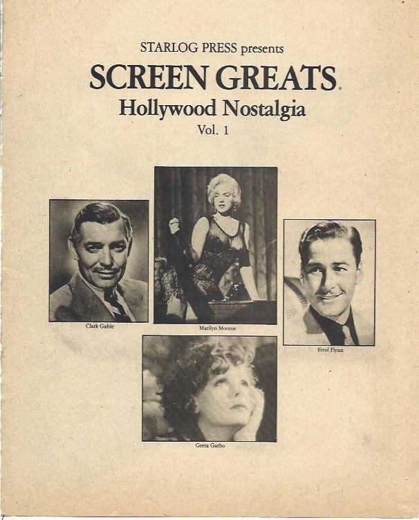 LAMINA 34483: Clark Gable, Marilyn Monroe, Errol Flynn y Greta Garbo