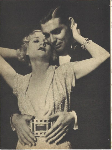 LAMINA 34484: Carole Lombard y Clark Gable