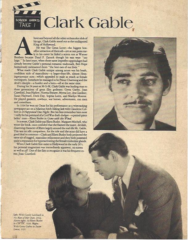 LAMINA 34485: Clark Gable
