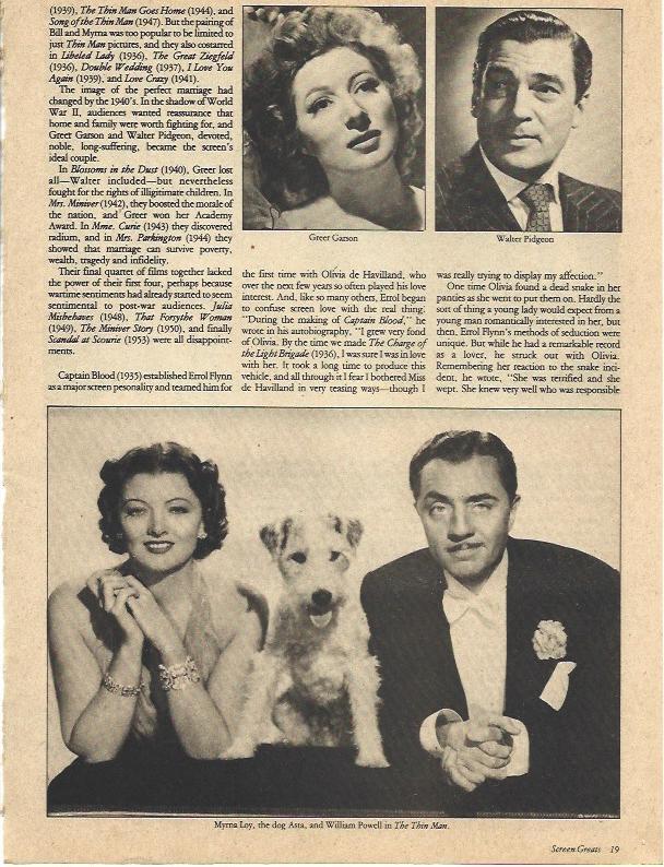 LAMINA 34491: Myrna Loy y William Powell en The Thin Man