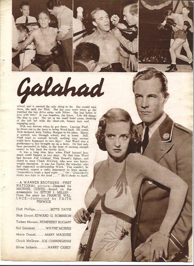 LAMINA 34321: Bette Davis en Kid Galahad
