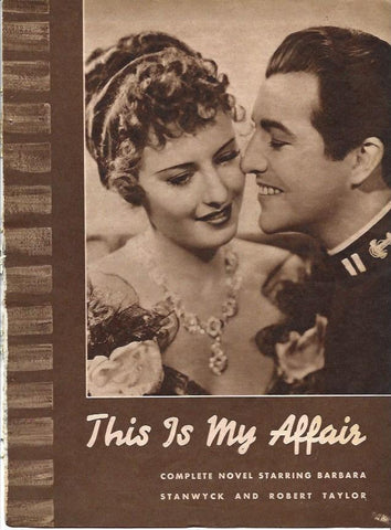 LAMINA 34327: Barbara Stanwych y Robert Taylor en This is my Affair