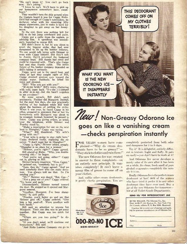 LAMINA 34336: Publicidad de desodorante Odo-ro-no Ice