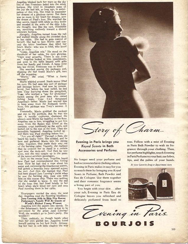LAMINA 34337: Publicidad de Story of Charm de Bourjois