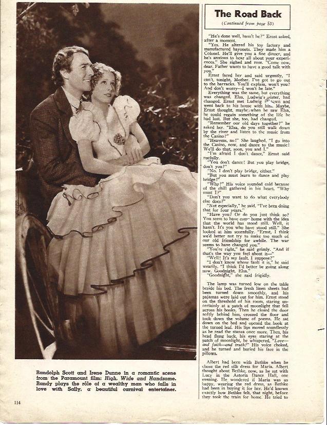LAMINA 34342: Irene Dunne y Randolph Scott en High, Wide and Handsome