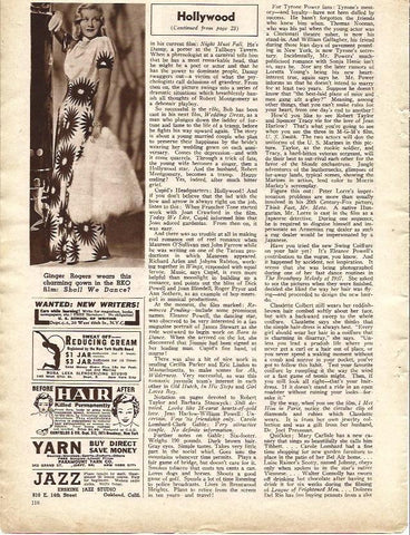LAMINA 34344: Ginger Rogers en Shall we dance?