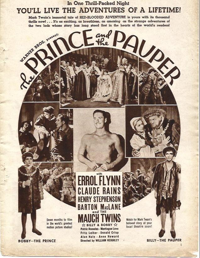LAMINA 34288: Anuncio de la pelicula The Prince of the Pauper