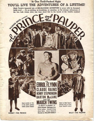 LAMINA 34288: Anuncio de la pelicula The Prince of the Pauper