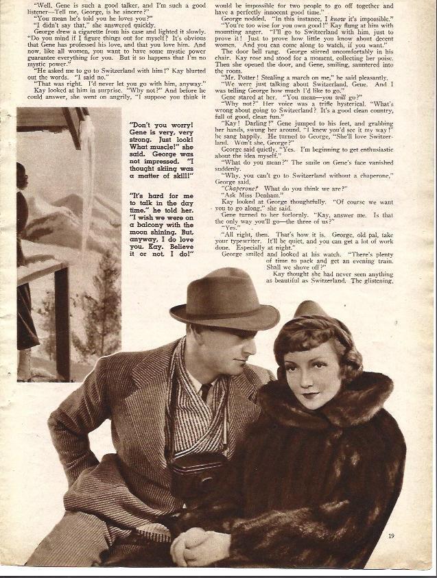 LAMINA 34295: Claudette Colbert y Melvyn Douglas