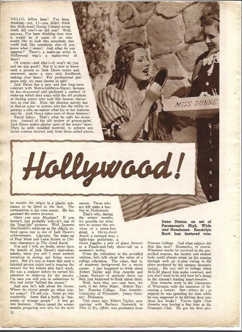 LAMINA 34296: Irene Dunne en el set de Paramount