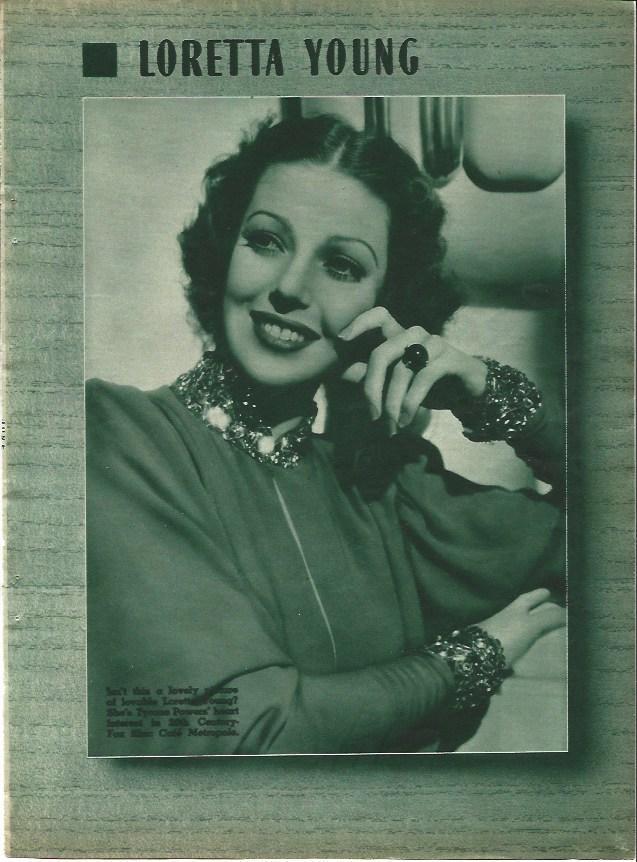LAMINA 34299: Loretta Young