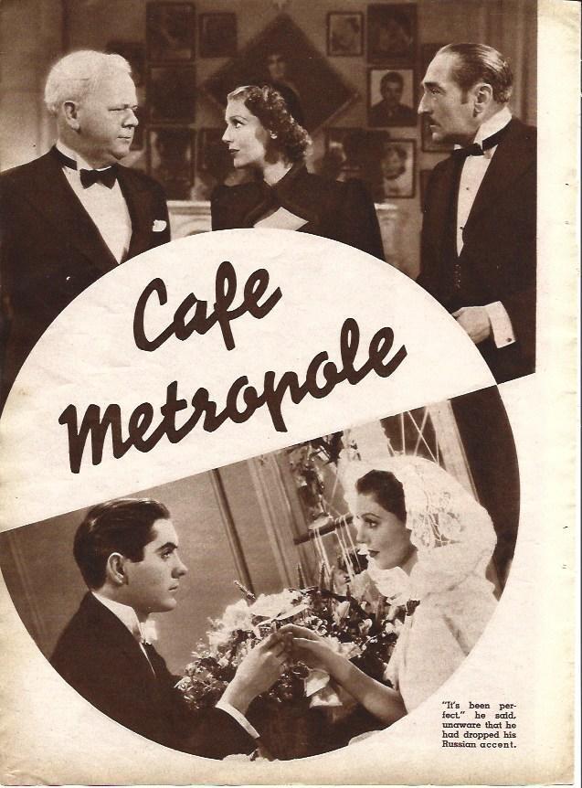 LAMINA 34308: Escenas de Café Metropole