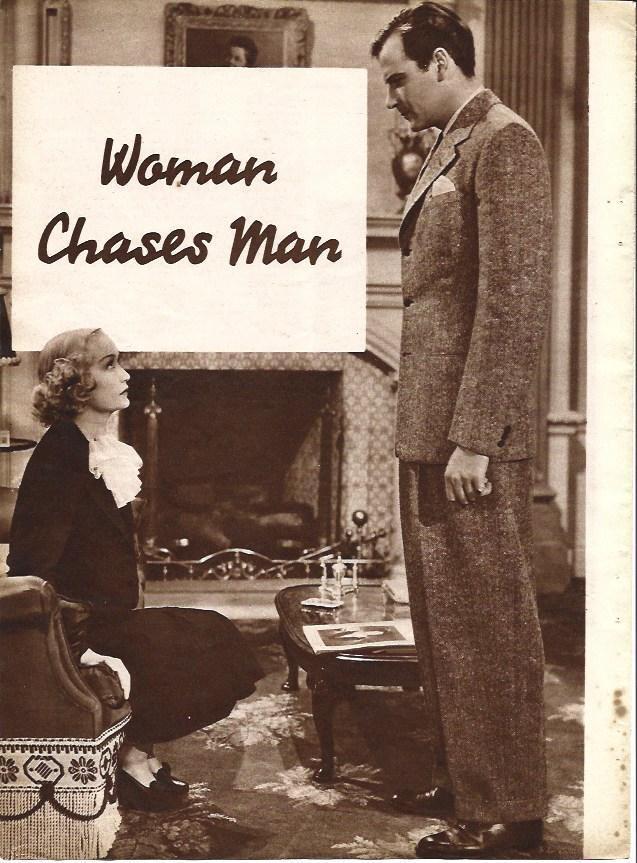 LAMINA 34312: Fotograma de Woman chases Man