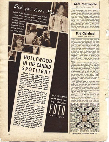LAMINA 34346: Publicidad del numero de junio de Foto
