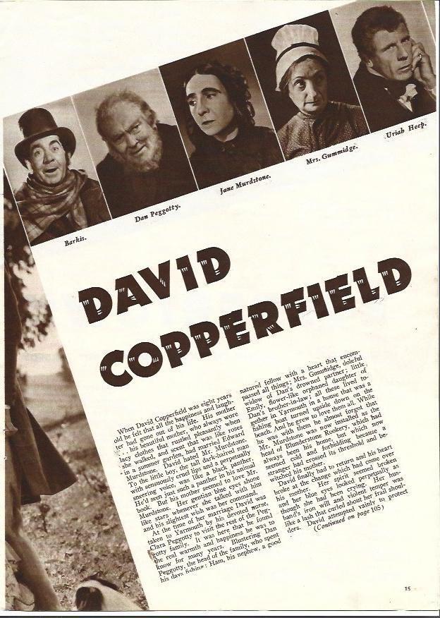 LAMINA 34382: Personajes de David Copperfield