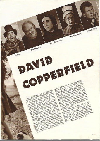 LAMINA 34382: Personajes de David Copperfield