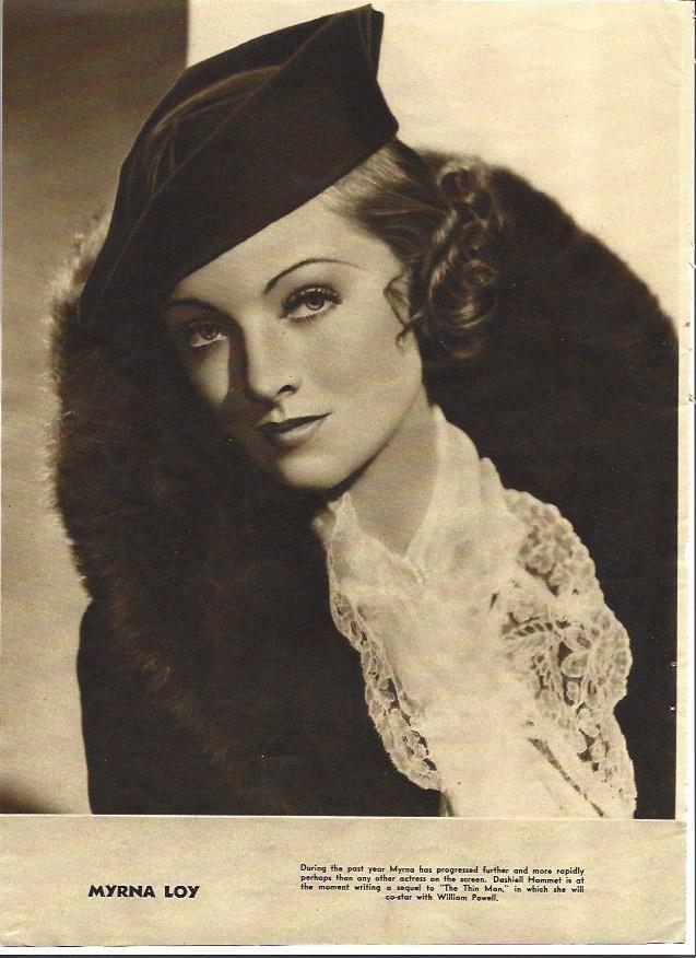LAMINA 34390: Myrna Loy