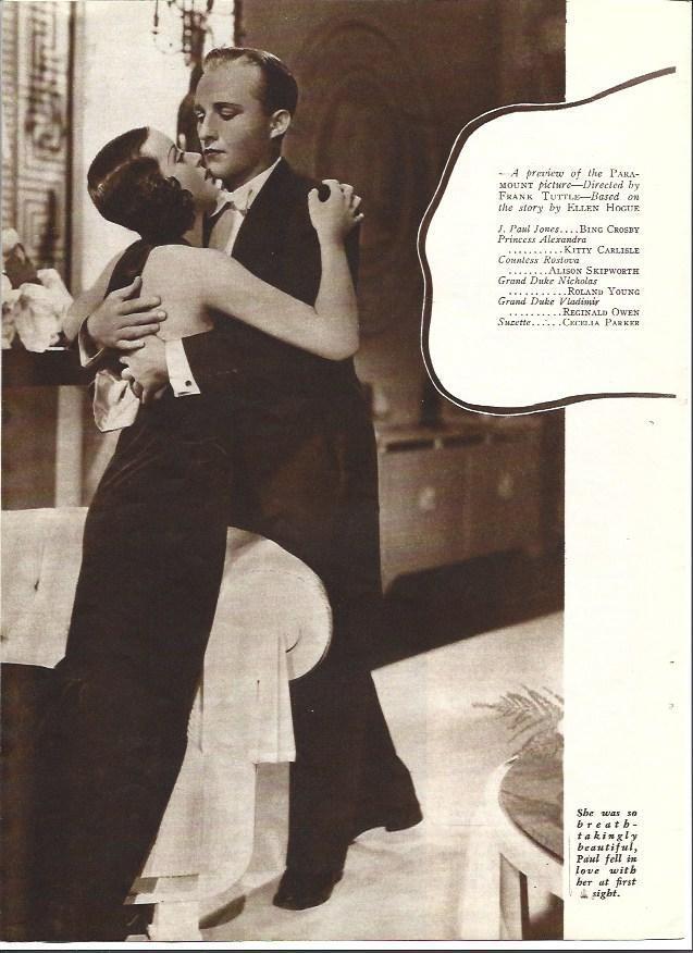 LAMINA 34394: Kitty Carlisle y Bing Crosby