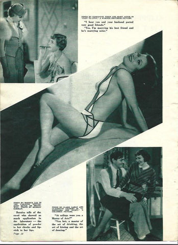 LAMINA 34351: Bernice Lee y Clark Gable