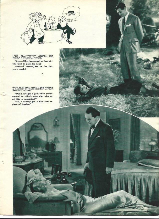 LAMINA 34361: Claudette Colbert y Clark Gable en It happened one night