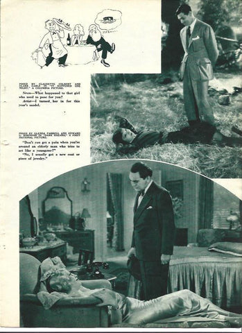 LAMINA 34361: Claudette Colbert y Clark Gable en It happened one night