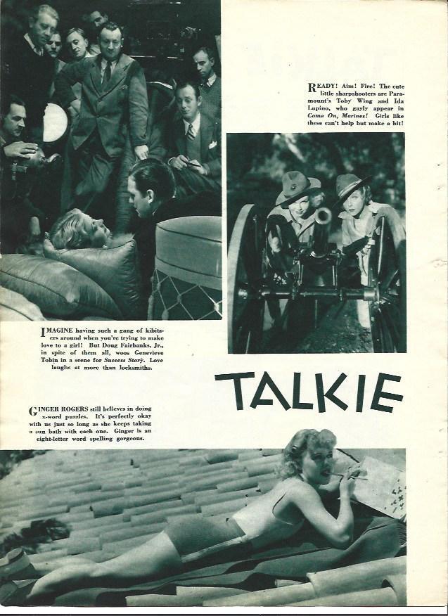LAMINA 34363: Toby Wing, Ida Lupino y Ginger Rogers