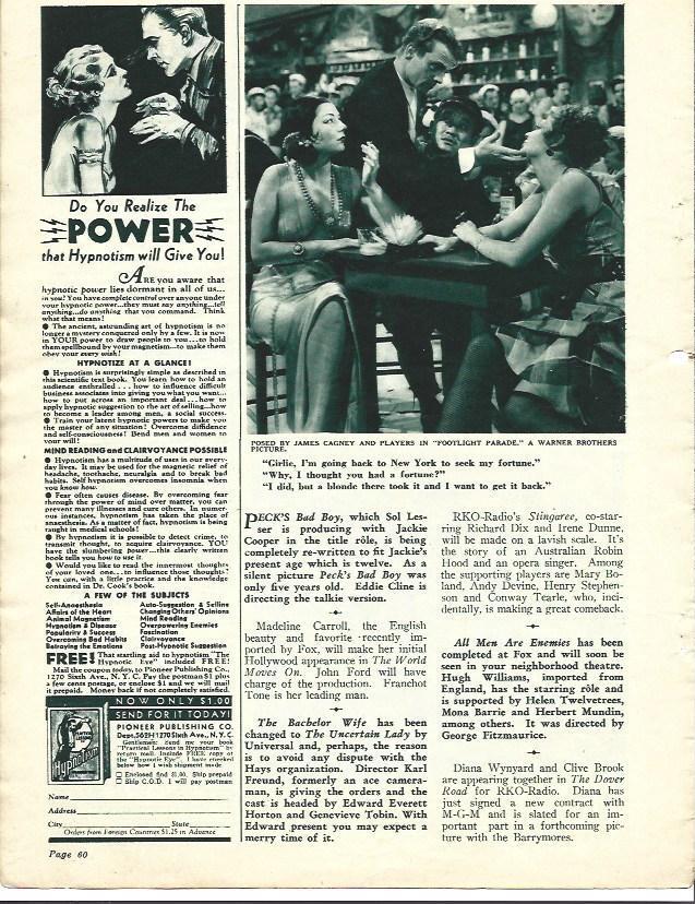 LAMINA 34371: James Cagney en Footlight Parade