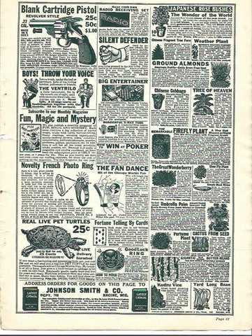 LAMINA 34372: Pagina de anuncios de publicidad