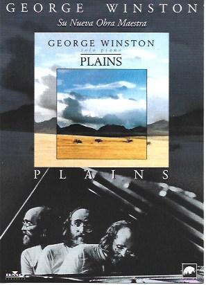 POSTAL A1710: Publicidad de Plains de George Winston