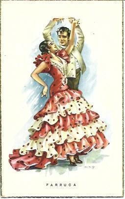POSTAL A1670: Farruca