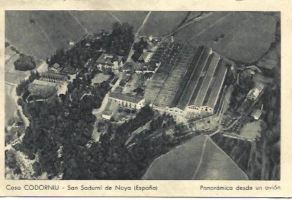 POSTAL A1673: Vista aerea de Cavas Codorniu