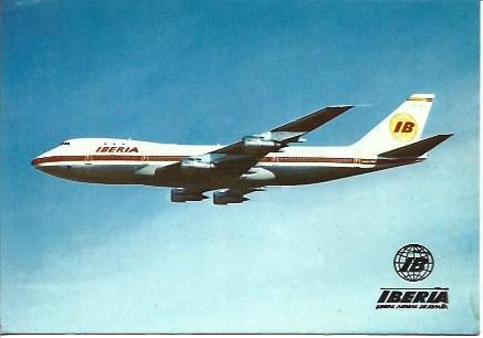 POSTAL A1681: Boeing 747 de Iberia