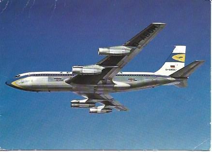 POSTAL A1685: Boeing Jet 720B de Lufthansa
