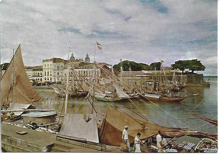 POSTAL A1770: Puerto de pescadores de Belem, Brasil