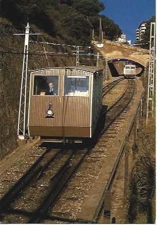 POSTAL A1773: Funicular de Vallvidrera, Barcelona