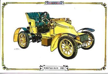 POSTAL A1778: Vauxhall de 1903