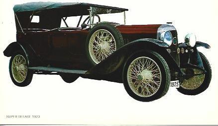 POSTAL A1781: Super Delage de 1923