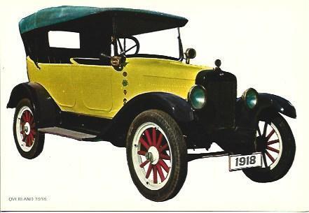 POSTAL A1784: Overland de 1918