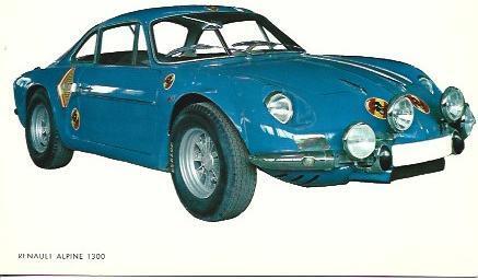 POSTAL A1787: Renault Alpine 1300