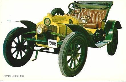 POSTAL A1791: Sizaire Naudin de 1906